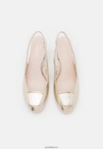 femmes talons classiques en cuir or 006BT1630 Anna Field - Image 6