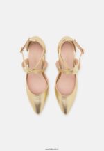 femmes talons classiques en cuir or 006BT1639 Anna Field - Image 6