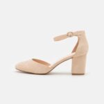 femmes talons classiques en cuir rose clair 006BT1609 Anna Field