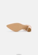 femmes talons classiques en cuir rose clair 006BT1627 Anna Field - Image 5