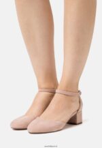femmes talons classiques en cuir rose clair 006BT1666 Anna Field