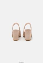 femmes talons classiques en cuir rose clair 006BT1671 Anna Field - Image 4