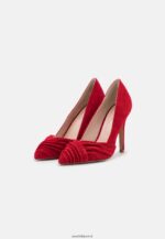 femmes talons classiques en cuir rouge foncé 006BT1669 Anna Field - Image 3