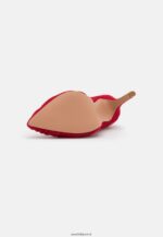 femmes talons classiques en cuir rouge foncé 006BT1669 Anna Field - Image 5