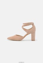femmes talons hauts en cuir beige 006BT1606 Anna Field