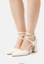 femmes talons hauts en cuir blanc 006BT1635 Anna Field