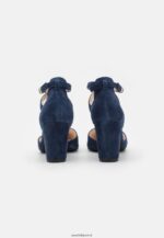 femmes talons hauts en cuir bleu foncé 006BT1624 Anna Field - Image 4