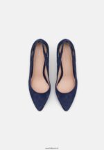 femmes talons hauts en cuir bleu foncé 006BT1775 Anna Field - Image 6