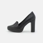 femmes talons plateforme noirs 006BT1714 Anna Field