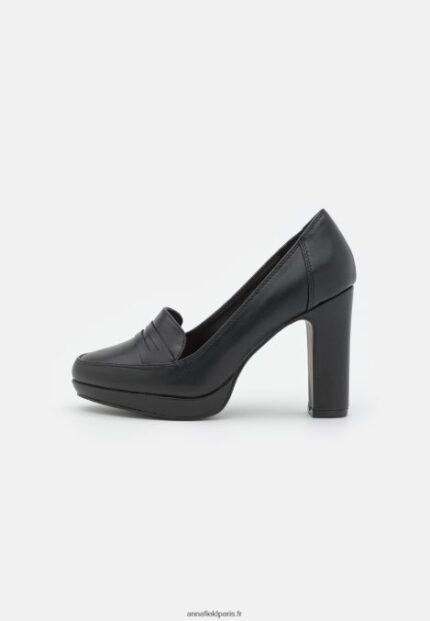 femmes talons plateforme noirs 006BT1714 Anna Field