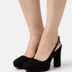 femmes talons plateforme noirs 006BT1765 Anna Field