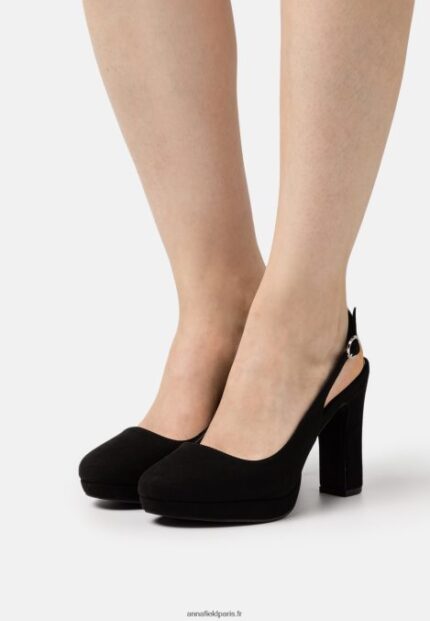 femmes talons plateforme noirs 006BT1765 Anna Field