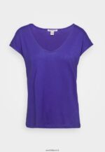 femmes tee shirt basique clématite bleu 006BT348 Anna Field - Image 5