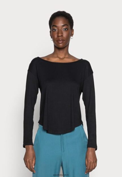 femmes top basique manches longues noir 006BT542 Anna Field