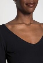 femmes top basique manches longues noir 006BT594 Anna Field - Image 5