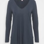 femmes top manches longues anthracite 006BT595 Anna Field
