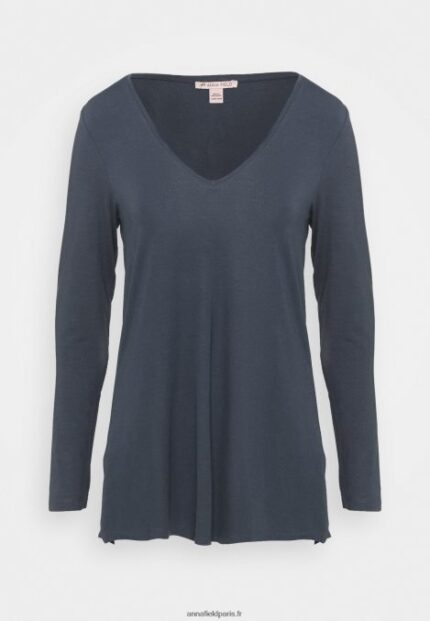femmes top manches longues anthracite 006BT595 Anna Field
