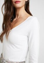 femmes top manches longues basique blanc 006BT528 Anna Field - Image 6