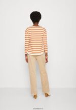 femmes top manches longues blanc/abricot 006BT558 Anna Field - Image 3