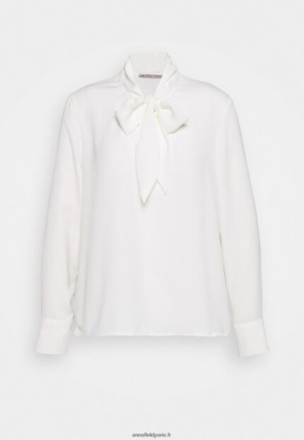 femmes top manches longues blanc cassé 006BT521 Anna Field