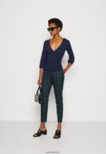femmes top manches longues bleu foncé 006BT536 Anna Field - Image 2