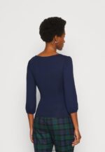 femmes top manches longues bleu foncé 006BT536 Anna Field - Image 3