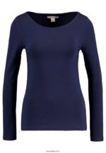 femmes top manches longues bleu foncé 006BT570 Anna Field - Image 4