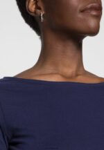 femmes top manches longues bleu foncé 006BT570 Anna Field - Image 5