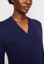 femmes top manches longues bleu foncé 006BT577 Anna Field - Image 6