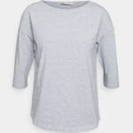 femmes top manches longues gris chiné 006BT544 Anna Field