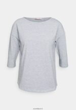 femmes top manches longues gris chiné 006BT544 Anna Field