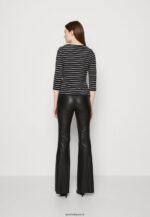 femmes top manches longues noir blanc 006BT531 Anna Field - Image 3