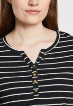 femmes top manches longues noir blanc 006BT531 Anna Field - Image 6
