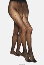 femmes 20 den collants à pois collants noir 006BT1098 Anna Field - Image 2