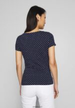 femmes 2er pack t-shirt imprimé bleu marine/blanc 006BT329 Anna Field - Image 4