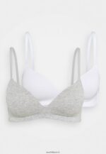 femmes 2pp georgia soutien-gorge t-shirt soutien-gorge gris/blanc 006BT946 Anna Field - Image 5