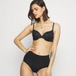 femmes 2pp slip taille haute noir 006BT1010 Anna Field