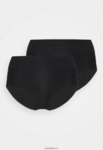 femmes 2pp slip taille haute noir 006BT1010 Anna Field - Image 6