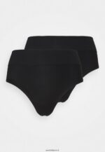 femmes 2pp taille haute string string noir 006BT1012 Anna Field - Image 6