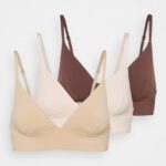 femmes 3pp bralette soutien-gorge triangle nude 006BT950 Anna Field