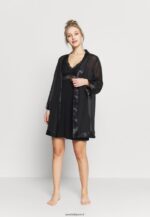 femmes anna robe viscose nuisette noir 006BT1049 Anna Field - Image 2