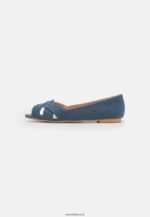femmes ballerines à bout ouvert bleu 006BT2120 Anna Field - Image 2