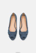 femmes ballerines à bout ouvert bleu 006BT2120 Anna Field - Image 6