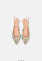 femmes ballerines à brides vertes 006BT2186 Anna Field - Image 6