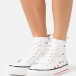 femmes baskets montantes blanches 006BT1240 Anna Field
