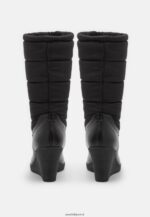 femmes botte d'hiver bottes compensées noir 006BT2253 Anna Field - Image 4