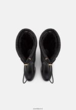 femmes botte d'hiver bottes compensées noir 006BT2253 Anna Field - Image 6