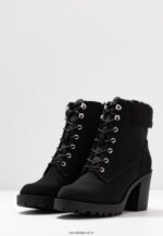 femmes botte d'hiver bottines à plateforme noir 006BT2044 Anna Field - Image 5