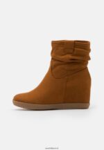femmes botte d'hiver bottines compensées cognac 006BT2064 Anna Field - Image 2