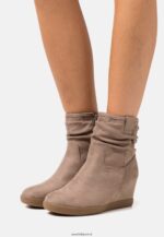 femmes botte d'hiver bottines compensées taupe 006BT2063 Anna Field